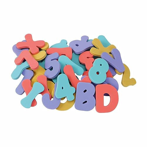 Nuby - Juguete para el verano Letras y números para el baño - 12m+