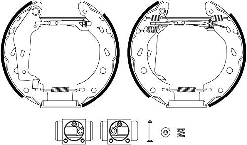 HELLA 8DB 355 022-351 Bremsbackensatz - R1359 - für u.a. SMART | Kompatibel mit: SMART CABRIO, CITY-COUPE, FORTWO Cabrio, FORTWO Coupe