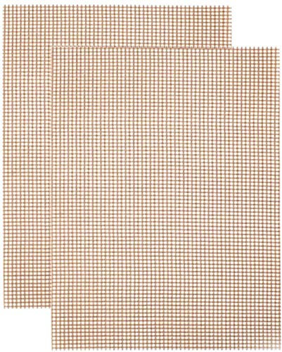 Tapis Grillagé,Maille de barbecue non bâton maille de grillade durable résistant à la chaleur facile à nettoyer pour griller la viande, légumes, fruits de mer, cuisson, cuisson, four (40 * 33)