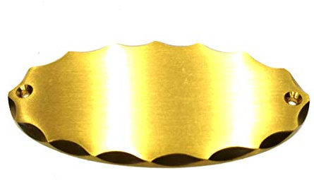 Hebold Targa per porta, campanello, targhetta per il nome, targhetta per la cassetta delle lettere, in ottone