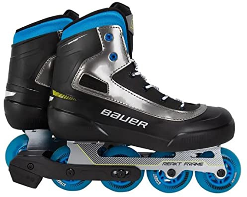 BAUER Rec Inline Skate Coaster Junior + Senior, Größe:M9/W10 (EU 43), Weite :R = Regular