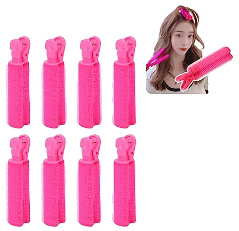 Flauschige Haarspange für Damen, selbsthaftende Haarwurzelklammer, Lockenwickler-Clip für natürliche Wellen, Haaraccessoire zum Frisieren