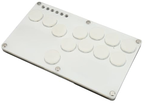 Boîte de Contrôleur d'échange à Chaud de Bâton de d'arcade pour PS3 PS4 Mini Manette de Jeu Flatbox pour Les Adversaires de Jeu Remplaçables à Chaud avec Style
