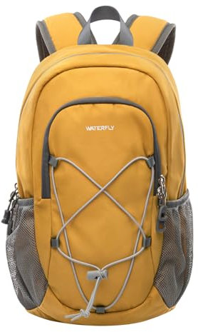 WATERFLY Rucksack Klein Wanderrucksack 12L: Leicht Tagesrucksack Mini Sport Backpack Outdoor Daypack mit Abnehmbare Brustschnalle für Wandern Reisen Camping Fahrrad Herren Damen