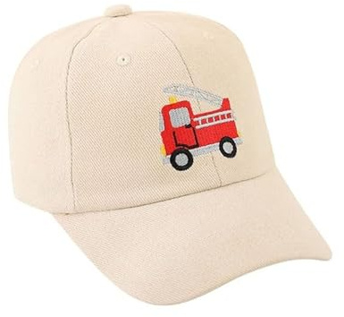 Kashyke Trucker Cap Kinder Jungen Kappe Junge Basecap Jungs Traktor Caps Kleinkinder Sommer Trucker-Cap Bagger Feuerwehrauto Cap Kids Mädchen Baseballcap Cappy Sommerhut ab 2 3 4 5 6 Jahre