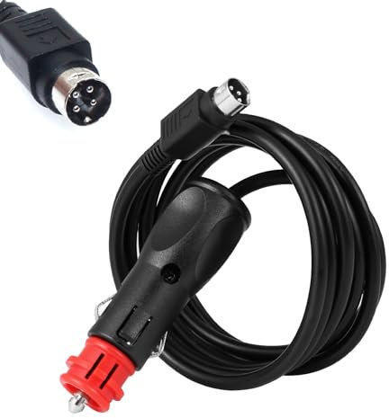 Chargeur Voiture Allume Cigare 12V 4 Broches pour CCTV, TV, LED, LCD, Décodeur TV, SFR, DVD et Plus