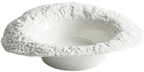Cabilock Assiette Creuse En Céramique 25 Cm Motif Roche Forme Chapeau Plaque à Pâtes Profonde Multifonction La Cuisine Maison