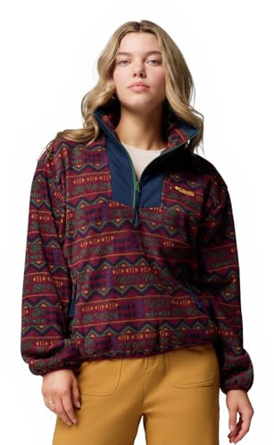 Columbia Sequoia Grove - Felpa da Donna in Pile con Mezza Zip, Confezione da 1
