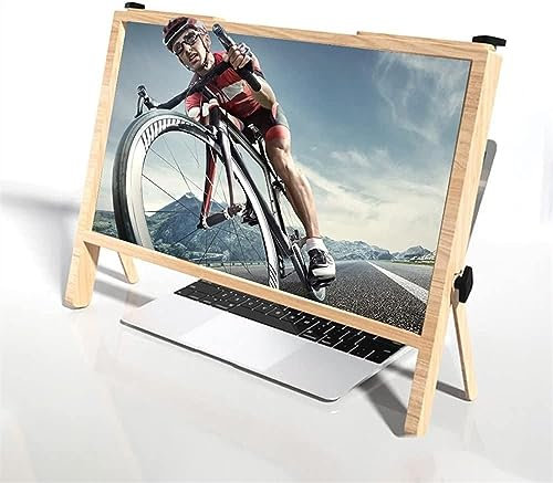 LoiYtrd Tablet-Bildschirmlupe Bildschirmlupe 3D Hd Mobiler Laptop-Vergrößerungsprojektor Tragbarer Handy-Verstärker mit Anti-Strahlungs-Augenschutz HD-Bildschirmlupe