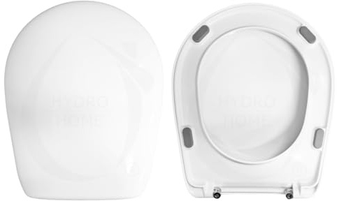 Copriwater Sedile Wc NORMAL 52 AXA Come Originale, In Plastica Termoindurente Avvolgente,Colore Bianco MADE IN ITALY CHIUSURA AMMORTIZZATA