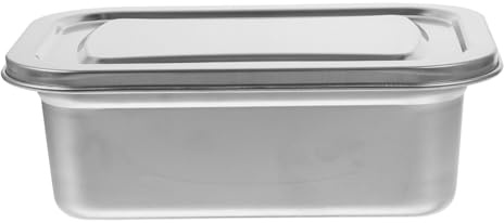 Alipis Edelstahl Eiscreme Aufbewahrungsbehälter 1600ml Wiederverwendbarer und Langlebiger Behälter für Selbstgemachtes Eis für Riegel und Cafés