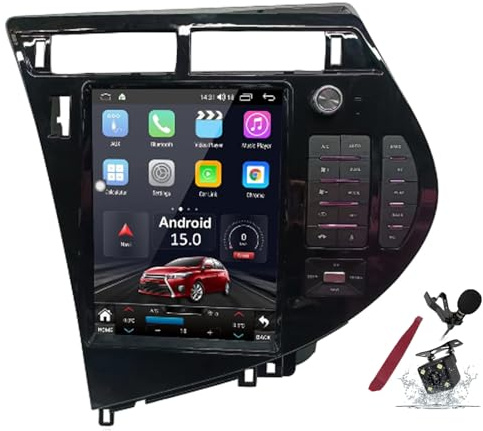 PLKEQS Radio Voiture Android 15 Sat Navi pour L-EXUS RX (2009-2014) Écran Tactile 12,1 Pouces Unité Principale multimédia avec Carplay GPS Navigation HiFi BT 5G WiFi SWC MIC DSP,8g+256g