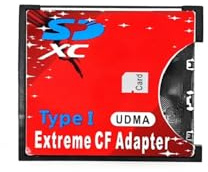 JZK CY SD SDHC SDXC to CF Compact Flash Memory Card Adapter Reader Type I 16/32/64/128GB CF to SD Card Converter