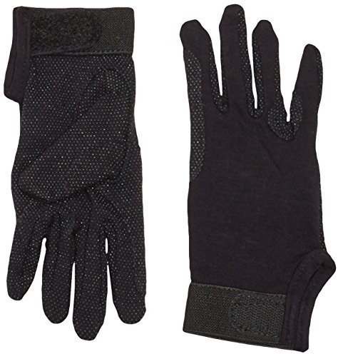 Covalliero Reithandschuhe Jersey, Schwarz, S, 32606