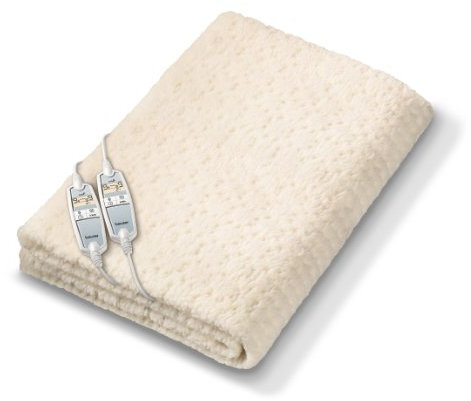 Beurer UB 86 Teddy Double Komfort-Wärmeunterbett, mit Teddy-Plüsch, separat einstellbare Wärmezonen