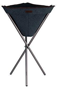 greemotion Tripott anthrazit mit eloxiertem Aluminium-Gestell , innovatives Pflanzgefäß flexibel einsetzbar, Pflanztasche aus 3-schichtigem Vlies, moderner Blumentopf mit 12 Liter Volumen