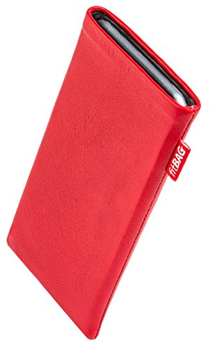 fitBAG Beat Rot Handytasche für Apple iPod Touch 7G 2019 7.Generation Tasche aus Echtleder Nappa mit Microfaserinnenfutter | Hülle mit Reinigungsfunktion | Made in Germany