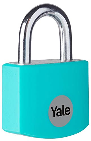 Yale YE3B/25/112/1/TE Candado de Aluminio, Azul Verdoso, 25 mm