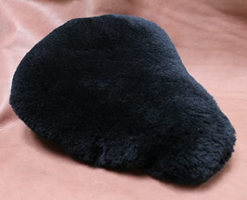 Förster-Fellnest Maßgefertigter Fahrradsattelbezug, Lammfellbezug speziell für den Sattel: Brooks B17 Modell Damen o. Herren Sattelbezug, echt Lammfell Sattelüberzug Sitzbezug …