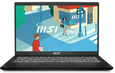 msi Modern 15 B13M-448IT, Notebook 15.6 FHD 60Hz, Intel i5-1335U, Inter Iris Xe, RAM 8GB DDR4 3200MHz, 512GB SSDPCIe 3, WiFi 6, Win 11 Home, Layout e Garanzia ITA, Nero