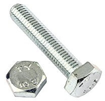 25 Stk Sechskantschraube DIN 933 10.9 M16 x 70 verzinkt