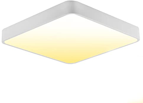 ENERGMiX 28W Eckig 25 x 25 cm LED Aufbauleuchte Deckenleuchte Deckenpanel Deckenlampe IP40 3000 Lumen CCT