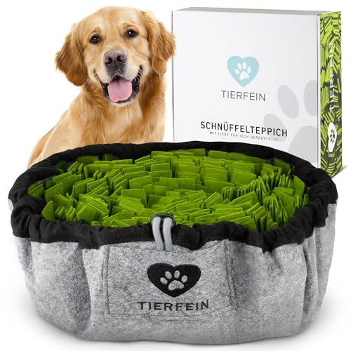 Tierfein Sniffing Rug Dog - Giocattolo intelligente per cani di piccola e grande taglia, lavabile e regolabile, giocattolo per cuccioli e addestramento intelligente per cani