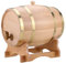 Oak Barrel 10L Vintage Wood Wine Barrel Wooden Barrel Dispenser for Whiskey, Bourbon, Tequila, with Matching Stand, Ideal for Storing Various Spirits