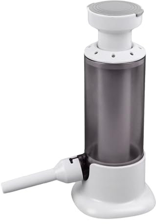 Manual Sausage Stuffer Maker with 4 Stuffing Tubes, Sausage Filling Machine Designed for Homemade Sausage Making, Simple and Efficient Plastic Vertical Meat Filler Stuffer Perfect for Beginners