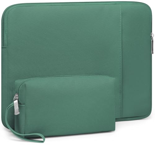 HYZUO 15-16 Zoll Laptoptasche Hülle Set für MacBook Pro, Dschungel Grün | für MacBook Pro 16 M5-M1 Pro/Max A3428 A3429 2026-2019, 15 Surface Book,Hülle für 15 15,6 HP Dell Lenovo Samsung Asus