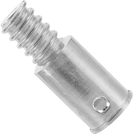 ORFOFE Aluminum Alloy Threaded Headgear for Broom Handle Extension Pole Attachment for Sweeping Broom Repair and Replacement Parts