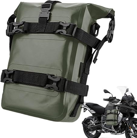 Kirdume Bartasche Motorrad,Motorrad-Bartasche - Werkzeugtasche Motorrad-Gepäcktaschen,Motorseitentaschen mit großem Fassungsvermögen, Reisetaschen für Sonnenbrillen, Handschuhe, Decken