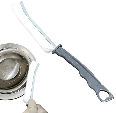 Duroecsain Cepillo de limpieza de juntas, cepillo de limpieza de juntas | para baño, cepillo para lechadas, cepillo para juntas, cepillos multifunción para puertas correderas, fregaderos de cocina