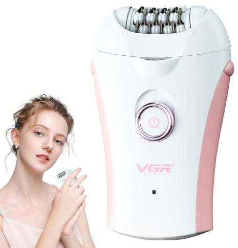 Glabrouse Skin Smooth Glide Epilator for Women,Facial Epilator for Women,Cordless Face Hair Remover with Light,Hair Rmoval for Face Bikini Legs, Body Removal Device