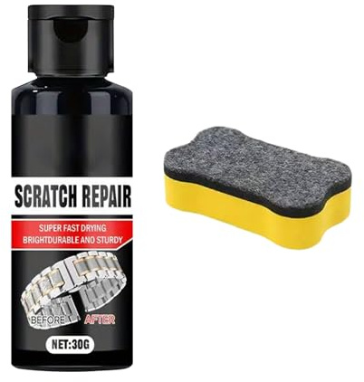 Generisch Riparazione di sul, crema di riparazione da 30 g, detergente per gioielli, per collane, schermi, posate in argento, occhiali, bracciali, custodie per cellulari e anelli per dita