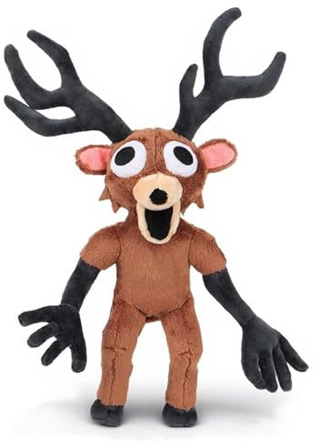 99 Nights In The Forest Plush Toy,The Deer Villain Collectible Soft Toy,ReinDeer Plush Toy Soft Stuffed Animal Doll,Inspired Stuffed Animal For Kids & Adults,Gifts for Fans Birthday Holiday Present(A)