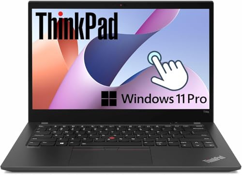 Lenovo Thinkpad T14s Gen 2 - Notebook business touch screen da 14, Intel Core i7-1185G7, 16 GB di RAM, SSD da 512 GB, tastiera QWERTY Windows 11 Pro (ricondizionato)