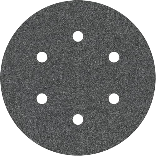 Bosch 5x PRO F355 Schleifblatt, 150 mm, G120, 5-tlg. | für Beton, Harter Stein, Körnung 120, Professional Zubehör Exzenterschleifer