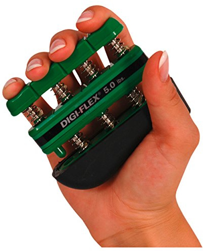 Digi-Flex Handtrainer Fingertrainer Unterarmtrainer Fingerhantel, 2,3 kg GRÜN