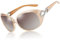 DUCO Sonnenbrille Damen Klassisch Polarisiert Übergroß Frauen Sonnenbrillen Mode Brille 100% UV-Schutz 1220 (Champagner)