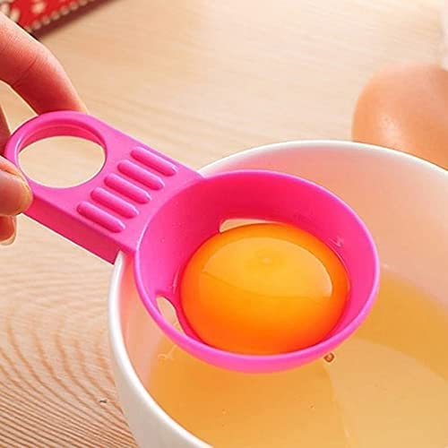 U-M Separador de Huevos Filtro de Clara de yema de Huevo Filtro de colador Separador de Huevos de Grado alimenticio para Utensilios de Cocina. Práctico y Profesional