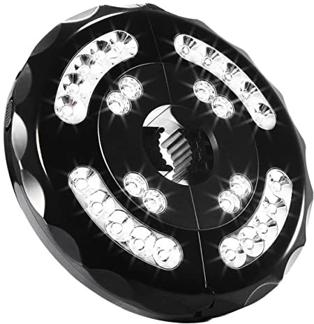 jojofuny Lampe De Parasol Rechargeable Led Pour Terrasse Lampe De Camping Extérieur Avec Modes Éclairage Sans Fil