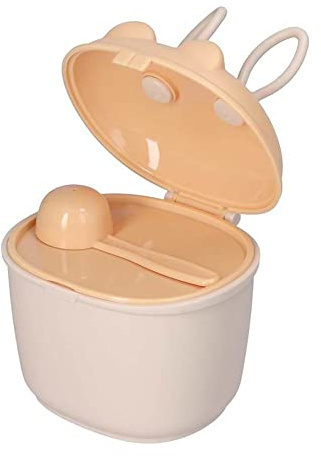 Dispenser per Formule, Contenitore per Formule da Asporto da 150 Ml, Contenitore per Polvere, Scatola per Imballaggio di Latte in Polvere per Bambini, con Misurino per Latte in