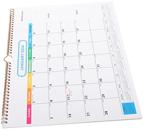 CAXUSD Tearable Monatskalender Für Wandkalender Mit Monaten Praktischer Terminplaner Für Zuhause Handreißbar Und Benutzerfreundlich Für Feiertage Und Tägliche Nutzung