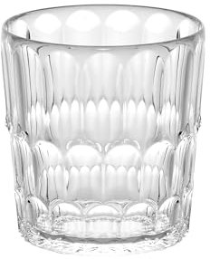 Guzzini - Vanity, bicchiere basso, decoro 2, in Bio-based SAN e Bio-based SMMA - ARIA (Trasparente)