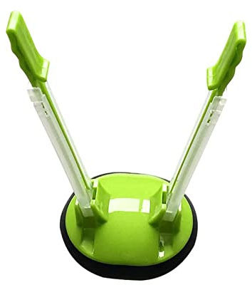 Adjustable Baggy Racks Sandwich Bag Stand Holders Plastic Food Storage Bags Clips Stands Green Reusable Freezer Bag Racks Holders