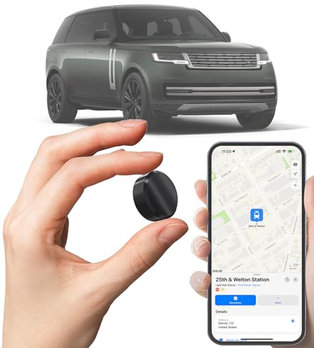GPS Tracker for Vehicles - No Monthly Fee, Hidden Magnetic GPS Locator for Car, Hidden GPS Tracker for Cars, Teen Driver Tracking, Real-Time App Monitoring, Anti-Theft Device for Assets
