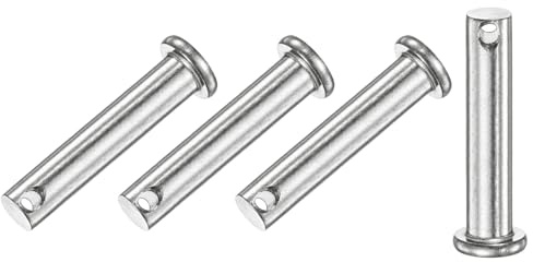 M METERXITY 4 Pcs Perno A Forchetta A Testa Piatta In Acciaio Inox 304 M8 X 40mm Per Collegamenti Meccanici/Parti Fisse/Attrezzature Navali, Perno A Forchetta Riutilizzabile