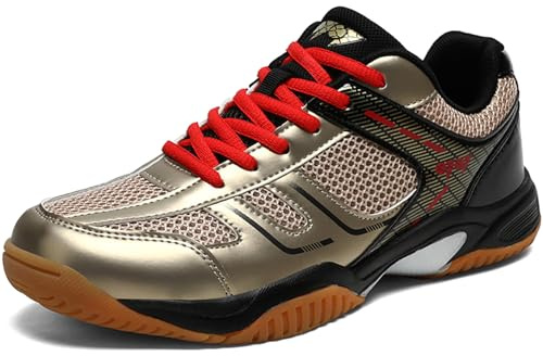 Hiuzylqx Scarpe da Pickleball per Uomo, Scarpe da Tennis, Badminton, Indoor, Squash, pallavolo, per Tutti i campi,C,43 EU