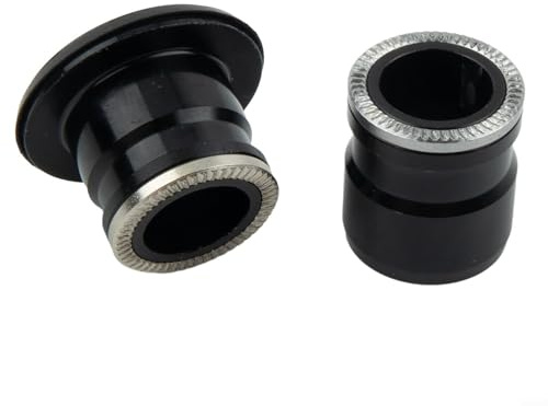 Eawfgtuw Aluminium für Fahrradnabenadapter, Schnellspanner auf Steckachse, Konverter mit Ende, Vorderradnabe QR auf 15 mm, Hinterradnabe M10 auf 12 mm (9 x 100 mm)